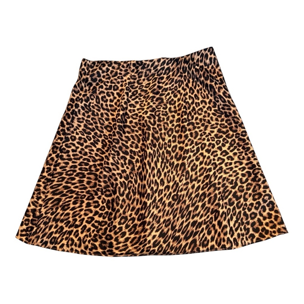 LOFT Leopard Print Bias Skirt Sz S 766253 - Picture 5 of 5